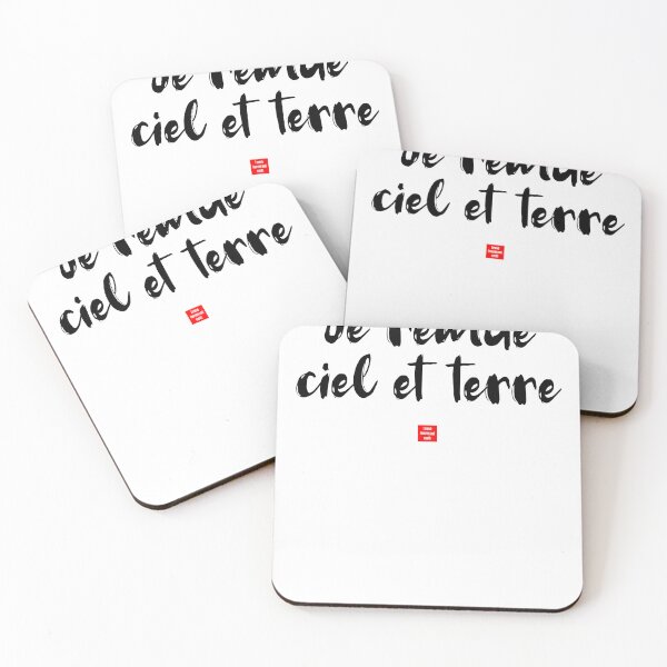 Item preview, Je remue ciel et terre – I Move Heaven and Earth (French Idiom Typography) designed and sold by FrancophileFun.