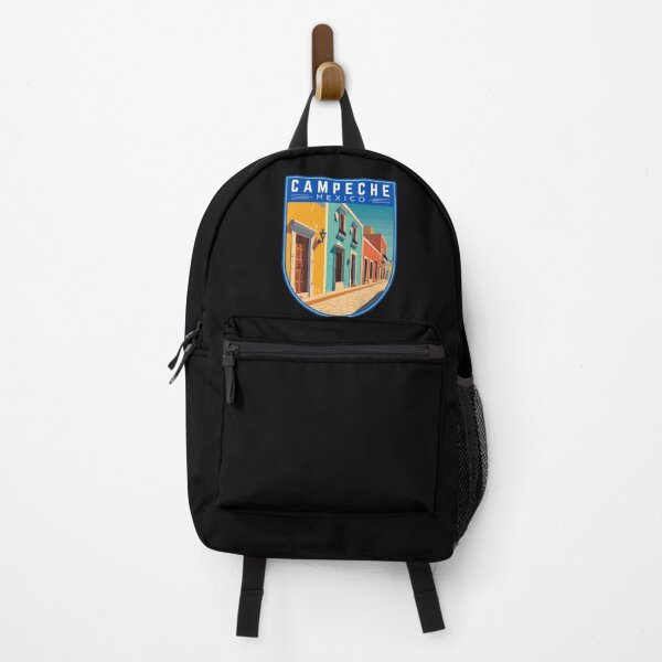Item preview, Campeche in Mexico, Vintage Travel Art Badge designed and sold by MaateoDesign.