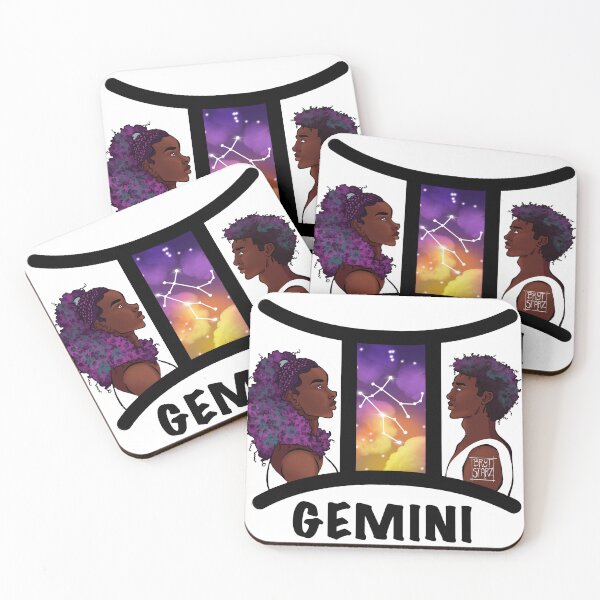 Item preview, Zodiac Astrology Constellation Series: Gemini (The Twins Version 1) By: Bryt Starz designed and sold by BrytStarz.