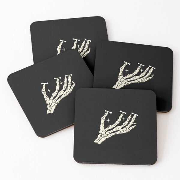 Item preview, Minimal Skeleton Hand Aesthetic – Clean Bone Art Illustration designed and sold by زينتريتي.