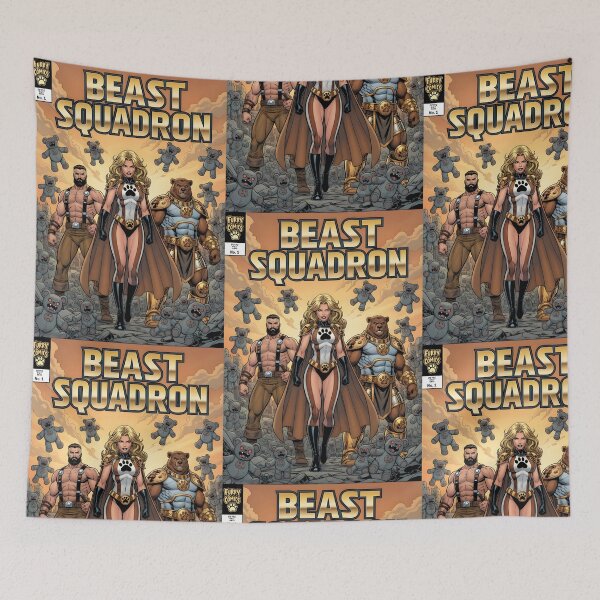 Item preview, Beast Squadron comic cover designed and sold by tbearsdesigns.