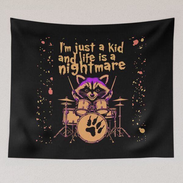 Item preview, I’m just a kid and life is a nightmare. designed and sold by Stefrait-7.