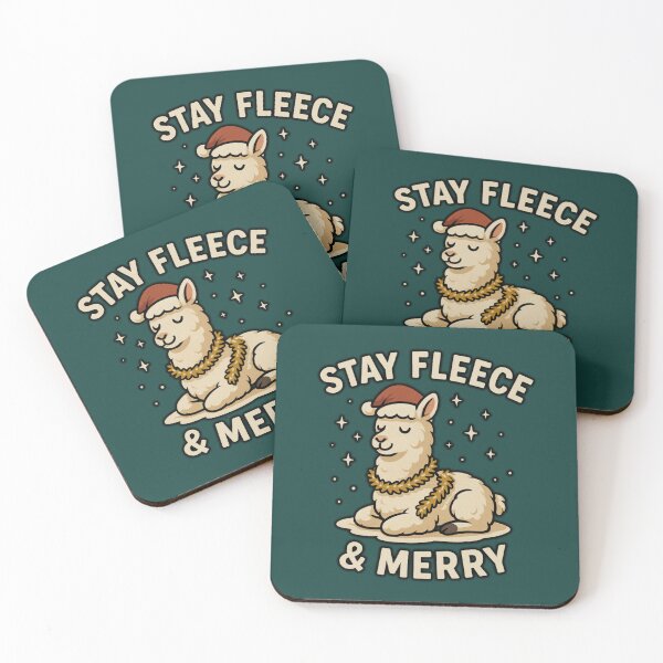Item preview, Christmas Llama Stay Fleece & Merry designed and sold by MOAVE-Design.