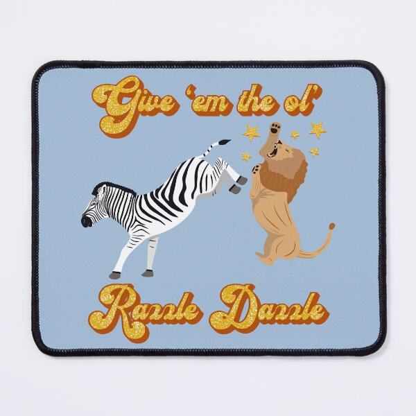 Item preview, Funny Zebra Kicking Lion – EDS Awareness Dazzle designed and sold by Designs by Jesabee.
