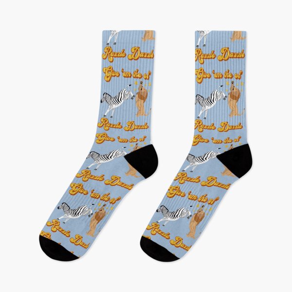 Item preview, Funny Zebra Kicking Lion – EDS Awareness Dazzle designed and sold by Designs by Jesabee.