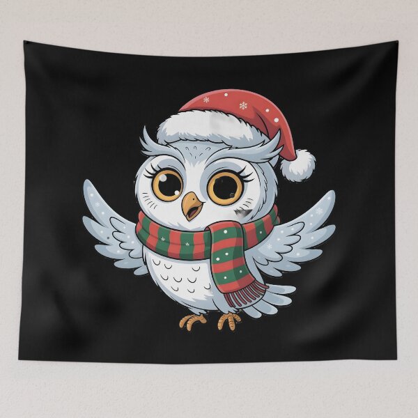 Item preview, Christmas Owl designed and sold by HAPPYinPIECES.