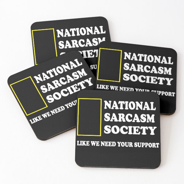 Item preview, National Sarcasm Society Parody  “Like We Need Your Help” Funny Ironic Humor Tee designed and sold by Creative Spark.