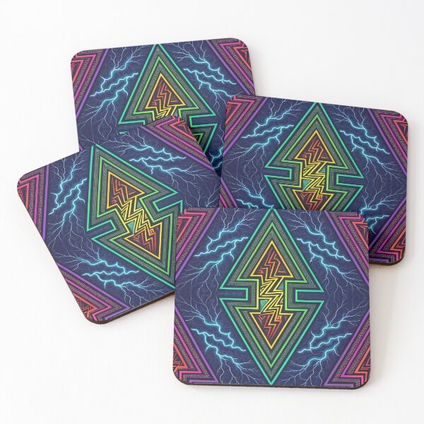 Item preview, Psychedelic tribals pattern  designed and sold by Lucky 777.