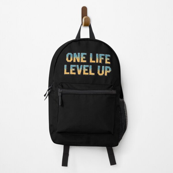 Item preview, One Life Level Up , Vintage Gaming Quote, Distressed Retro Text Design designed and sold by Design_Your_Day.
