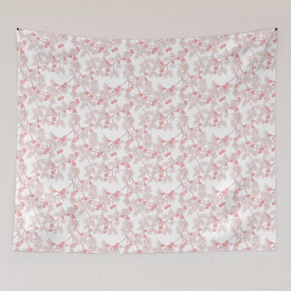 Item preview, Rowanberry Toile - Toileberry bright - all red designed and sold by Stephanie Fiona Design.