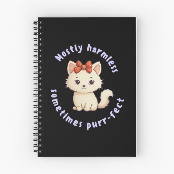 Item preview, Cute Kawaii Cat – “Mostly Harmless, Sometimes Purr-fect” | Adorable Kitty Design designed and sold by KeepDream.