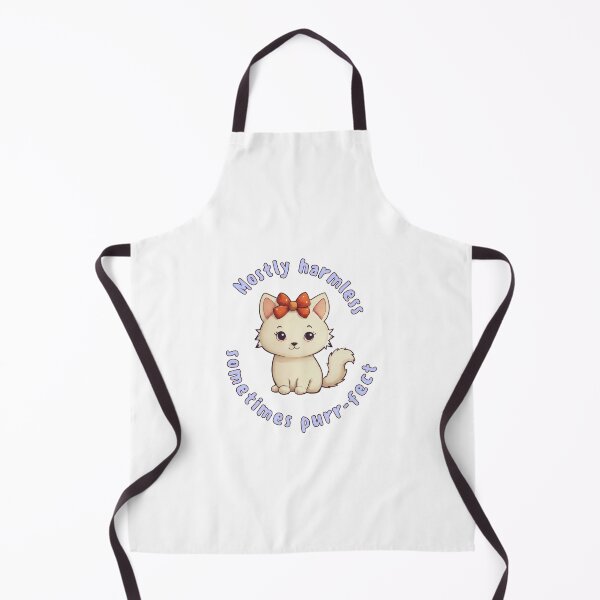 Item preview, Cute Kawaii Cat – “Mostly Harmless, Sometimes Purr-fect” | Adorable Kitty Design designed and sold by KeepDream.