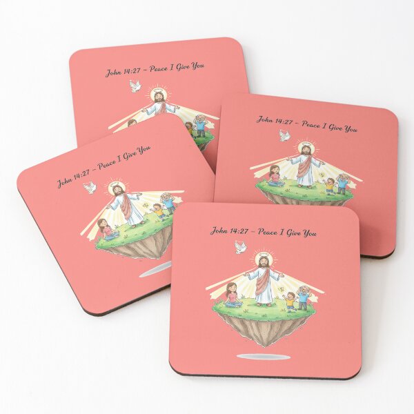 Item preview,  Bible verse, John 14:27, Jesus peace, 3D sketch, cute art, designed and sold by PaintMeWorld.