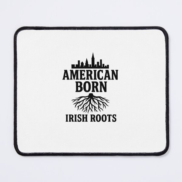 Item preview, American Born Irish Roots Irish American Heritage design designed and sold by MayoToManhattan.
