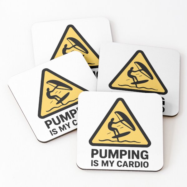 Item preview, Wing Foil Warning – Pumping Is My Cardio designed and sold by Dago345.
