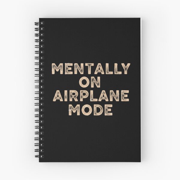 Item preview, Mentally On Airplane Mode  Distressed Retro Travel Quote  designed and sold by Design_Your_Day.