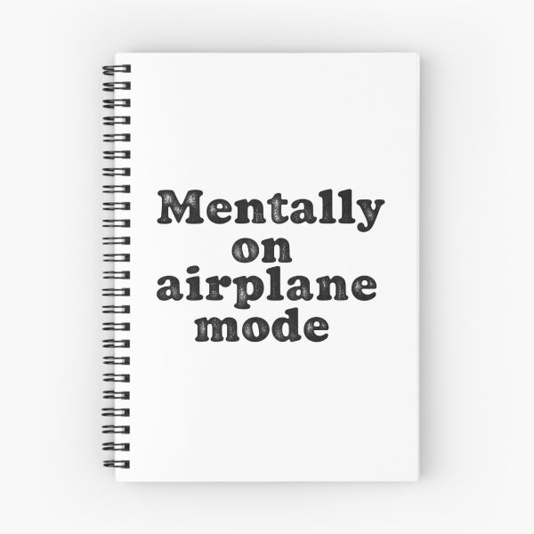 Item preview, Mentally On Airplane Mode  Distressed Retro Travel Quote  designed and sold by Design_Your_Day.