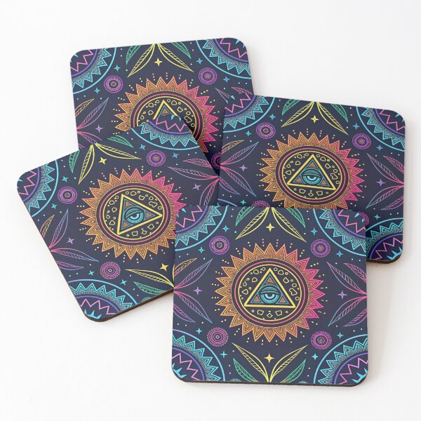 Item preview, Psychedelic tribals pattern  designed and sold by Lucky 777.
