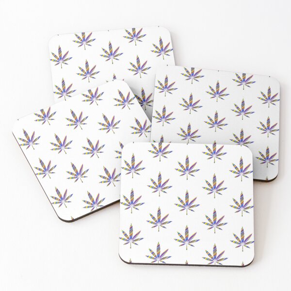 Item preview, Colorful Cannabis Leaf – Funny Rainbow Weed Leaf Design designed and sold by Kreativa1.