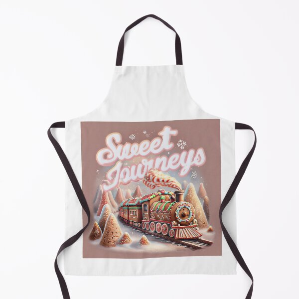 Item preview, Gingerbread Train Adventure – Cute Candyland Christmas Art designed and sold by SmartyWonders.