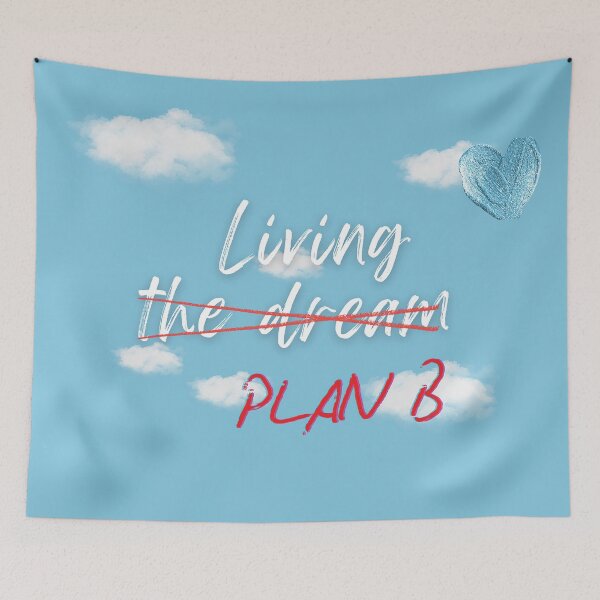 Item preview, Living The Plan B- Unique Motivational Design for Apparel & Home Art designed and sold by MilabArt.