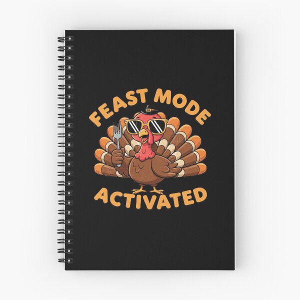 Item preview, Feast Mode Turkey Design | Retro Thanksgiving Graphic | Funny Vintage Art designed and sold by Design_Your_Day.