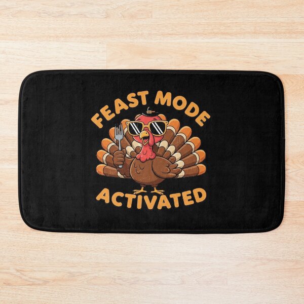 Item preview, Feast Mode Turkey Design | Retro Thanksgiving Graphic | Funny Vintage Art designed and sold by Design_Your_Day.