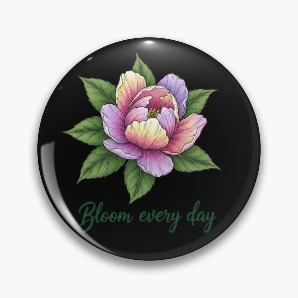 Item preview,  "Bloom Every Day" , Watercolor Flower Art,  designed and sold by Design_Your_Day.