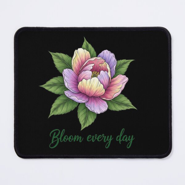 Item preview, "Bloom Every Day" , Watercolor Flower Art, designed and sold by Design_Your_Day.