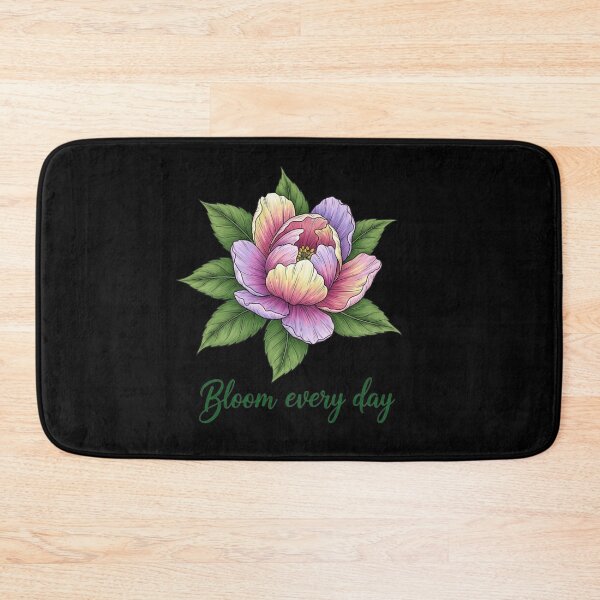 Item preview,  "Bloom Every Day" , Watercolor Flower Art,  designed and sold by Design_Your_Day.