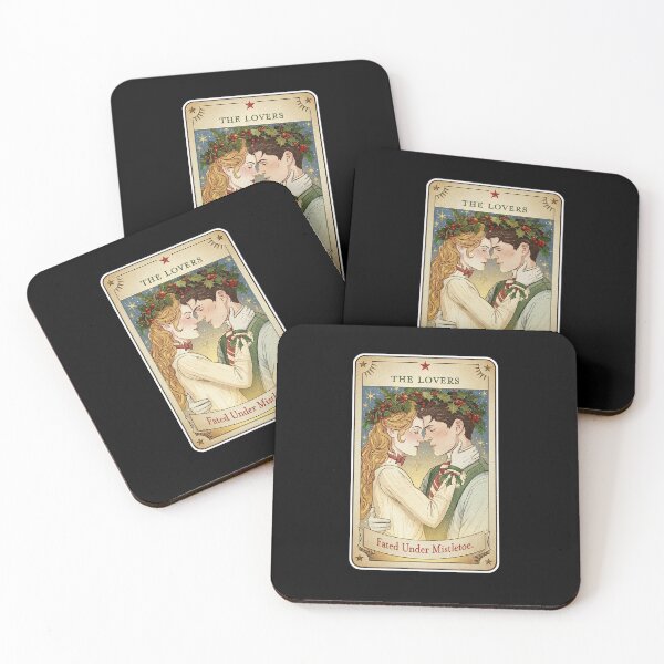 Item preview, THE LOVERS “Fated Under Mistletoe” designed and sold by gstevensonart.