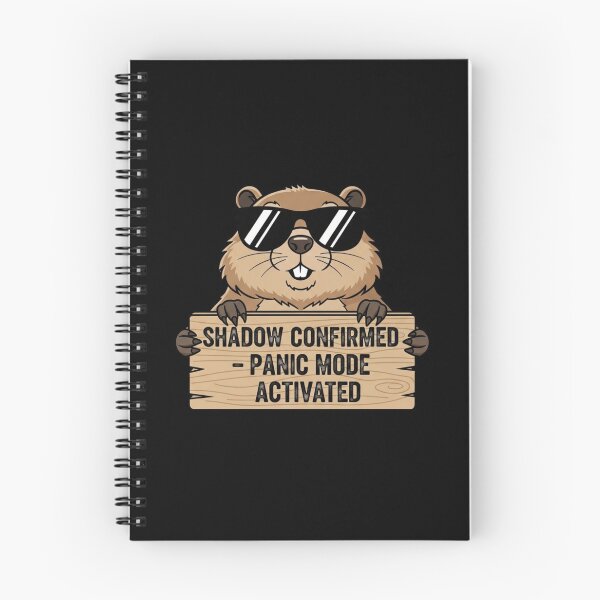 Item preview, Sarcastic Groundhog, Funny Marmot in Sunglasses, I Predict Chaos Art designed and sold by Design_Your_Day.