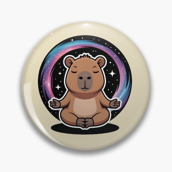 Item preview, Cosmic Meditating Capybara designed and sold by Mr-wow.