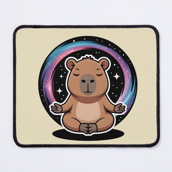 Item preview, Cosmic Meditating Capybara designed and sold by Mr-wow.