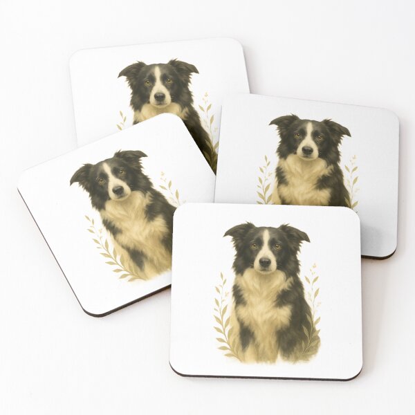 Item preview, Bright-Eyed Border Collie designed and sold by TheJoyfulPen.