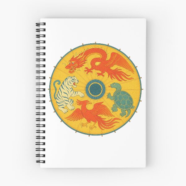 Item preview, Mythical Beasts Circle – The Four Guardians of Harmony designed and sold by WheelieGdArt.