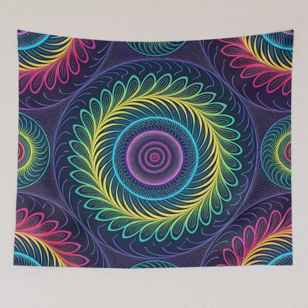 Item preview, Psychedelic tribals pattern  designed and sold by Lucky 777.