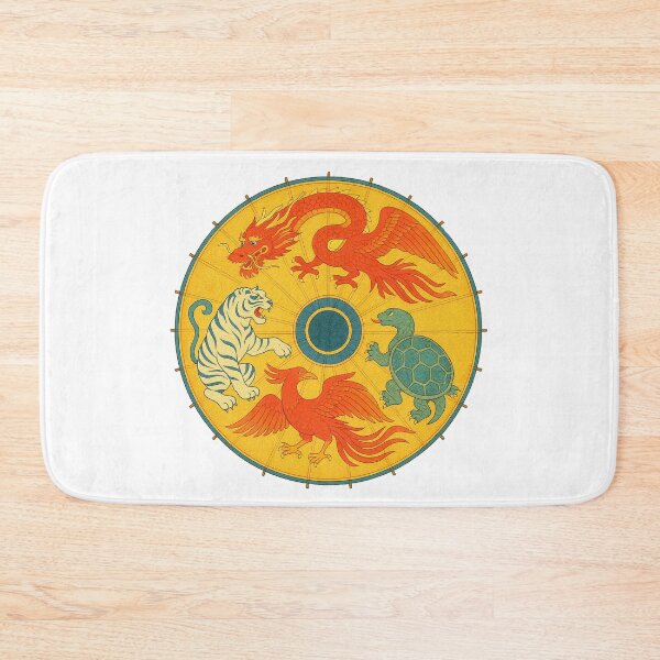 Item preview, Mythical Beasts Circle – The Four Guardians of Harmony designed and sold by WheelieGdArt.