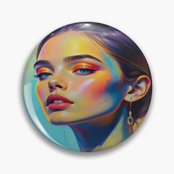 Item preview, Female portrait in Expressionist style designed and sold by Hot4Shirt.