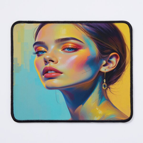 Item preview, Female portrait in Expressionist style designed and sold by Hot4Shirt.