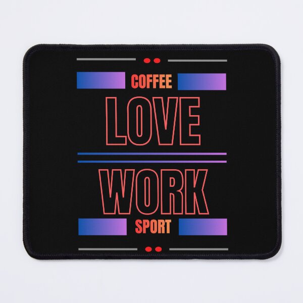 Item preview, Coffee Love Work Sport – Daily Motivation designed and sold by Mona-kewana.