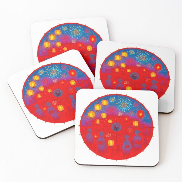 Item preview, Lanterns of Summer – Festival of Light - Vibrant designed and sold by WheelieGdArt.
