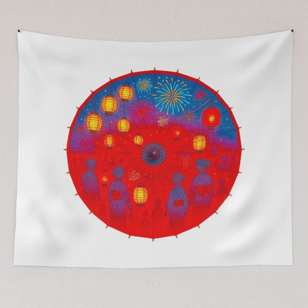 Item preview, Lanterns of Summer – Festival of Light - Vibrant designed and sold by WheelieGdArt.