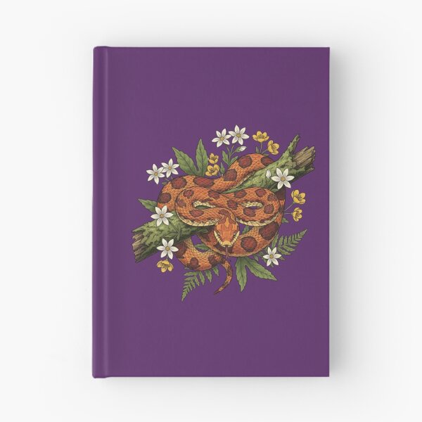 Item preview, Corn Snake with Ferns and Wildflowers designed and sold by BirdsnStuff.