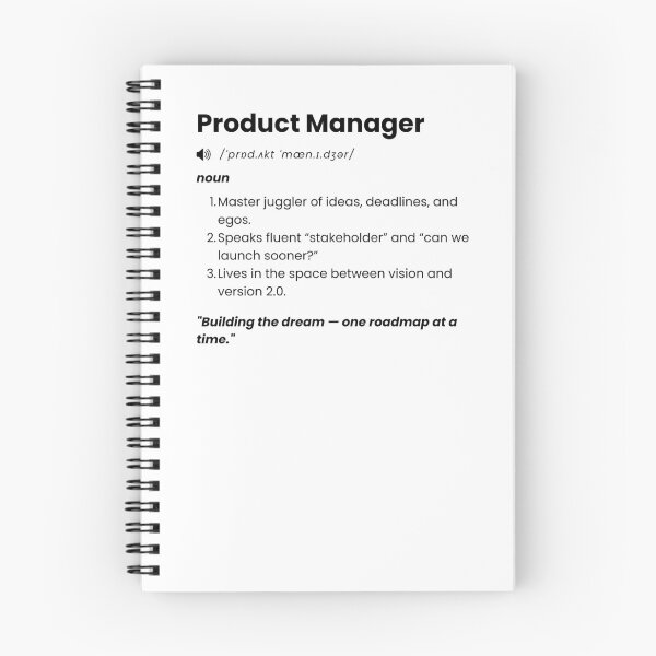 Item preview, Product Manager Definition | Funny Job Quote Gift for PMs & Team Leads designed and sold by Yuli Club.