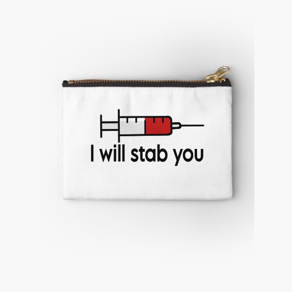 Item preview, I will stab you needle designed and sold by deathdoodlesbymil.