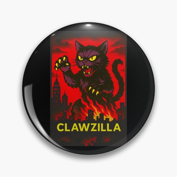 Item preview, Clawzilla – The Feline Force of Destruction designed and sold by WheelieGdArt.