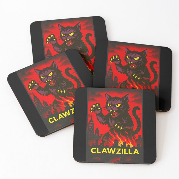 Item preview, Clawzilla – The Feline Force of Destruction designed and sold by WheelieGdArt.