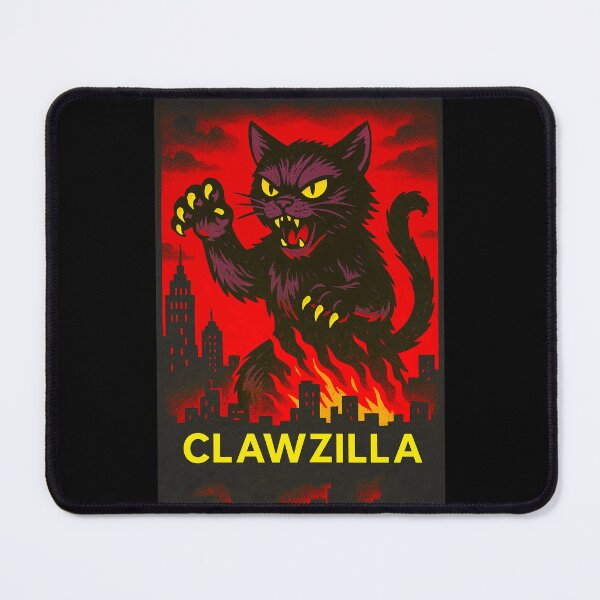 Item preview, Clawzilla – The Feline Force of Destruction designed and sold by WheelieGdArt.