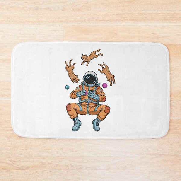 Item preview, Astronaut Meditating Floating in Peaceful Space cats designed and sold by TeeARTHY.